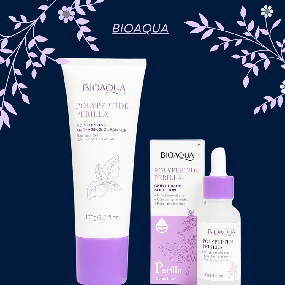 Bioaqua Perilla Face Wash And Serum