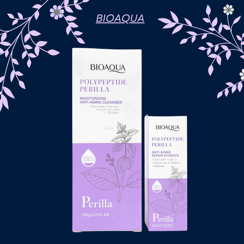 Bioaqua Perilla Face Wash And Serum