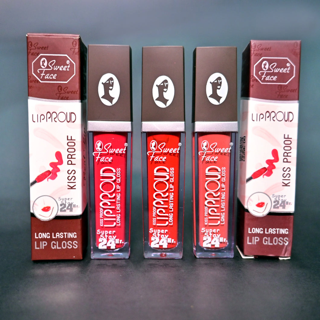 Sweet face lip gloss 3 in one pack