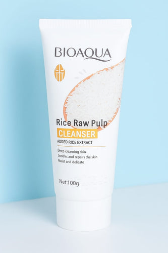 Bioaqua rice raw and pulp face cleanser