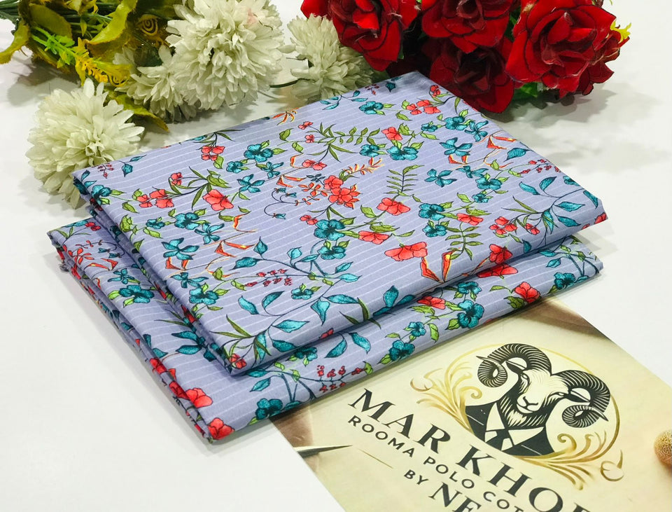 All over 2pc polo cotton unsititched